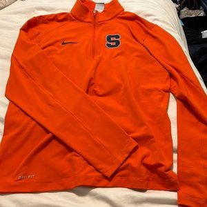 NIKE Syracuse half zip dry-fit
